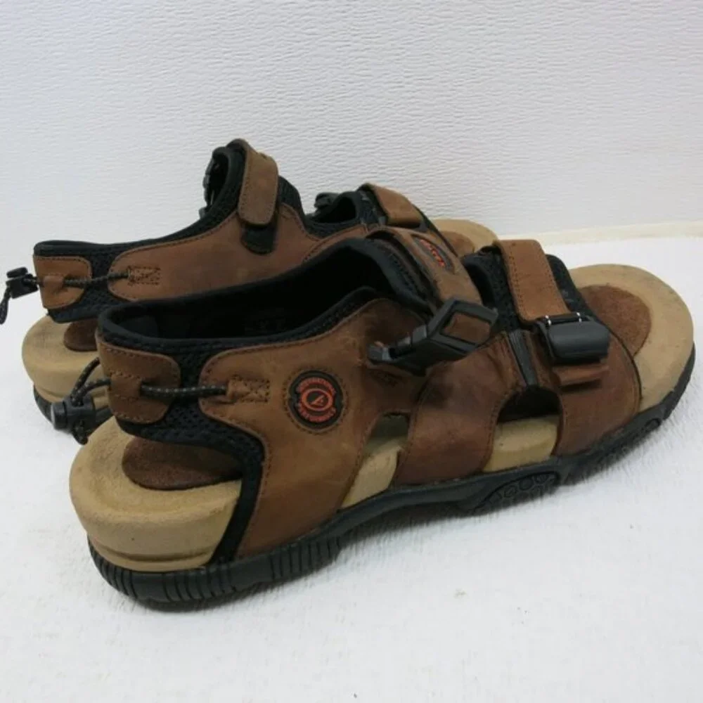 Kratos International Performance Nubuck Adjustable Straps Leather Casual sz 12